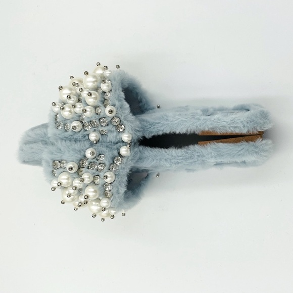 Jeffrey Campbell Facile Faux Fur Slide Sandal - Picture 6 of 9